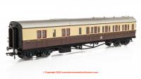 R40466 Hornby GWR Collett Bow Ended Corridor Brake Third Right Hand Coach number 5041 - GWR Chocolate & Cream - era 3